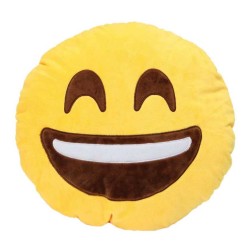 Happy Smiley Plush Cushion with a Big Smile